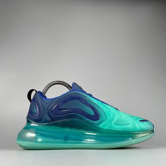 Nike Air Max 720 Women's 7.5 Sea Forest/Deep Royal Blue/ Jade Running Sneakers - Picture 5 of 9